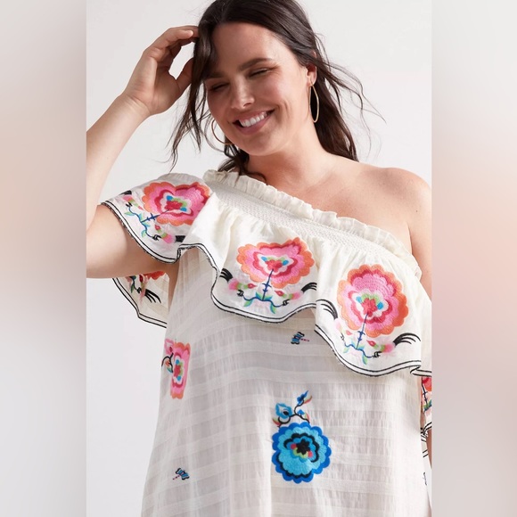 Anthro Plenty By Tracy Reese Embroidered Dress - Picture 3 of 7